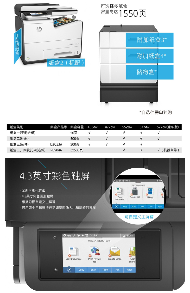 惠普577dw多功能一体机