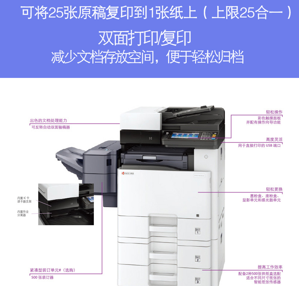京瓷4125黑白多功能复合机